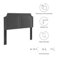 thumbnail image 5 of Modway Cynthia Performance Velvet King/California King Headboard in Charcoal, 5 of 7