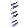 thumbnail image 1 of Sidaley Cable de teléfono Cable USB de nailon Reemplazo de línea de datos de carga rápida para Android Micro USB, azul, 1 m Type1 NO1, 1 of 6