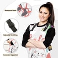 thumbnail image 2 of Cat Bike Flower 5 Pcs Kitchen Set Heat Resistant Oven Mitts and Non-Slip Pot Holders with Adjustable Cooking Apron, 2 of 6