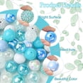 thumbnail image 3 of DanLingJewelry 50Pcs Sky Blue Series Acrylic Round Beads 20mm Chunky Bubblegum Beads Large Ball Beads for Bracelets Pens Jewelry Making, 3 of 8