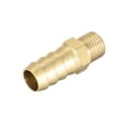 thumbnail image 3 of Conector de latón único Bargains métrico M10x1 macho a Barb manguera ID 10mm 4 pcs, M10-1mmx10mm 4, 3 of 3