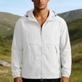 thumbnail image 2 of BUIGTTKLOP Men's Lightweight Hooded Jacket Waterproof Windbreaker Raincoat Jacket for Outdoor Hiking Traval, 2 of 6