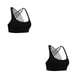 thumbnail image 1 of Minnieouse Sujetadores deportivos Entrenamientos Material elástico de primera Sujetador de fitness Ejercicio Firmeza Deporte Prop Dulce Negro L 2piezas, 1 of 6