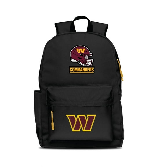 MOJO Black Washington Commanders Two Logo Campus Backpack