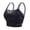 Black, variant on Minimizer Bras for Women Floral Lace Racerback Padded Side Support Full Coverage Bralette Everyday Bra
