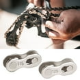 thumbnail image 3 of Hyasfey Chain Link Connector Metal Tensile Break-Proof Bike Chain Buckle Easy Disassembly Bike Chain Buckle for 8/9/10/11/12-Speed Chains, 3 of 7