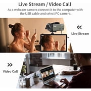 ORDRO 4K Video Camera AX65 Camcorder 12x Optical Zoom Vlogging Digital Camers for Live-streaming
