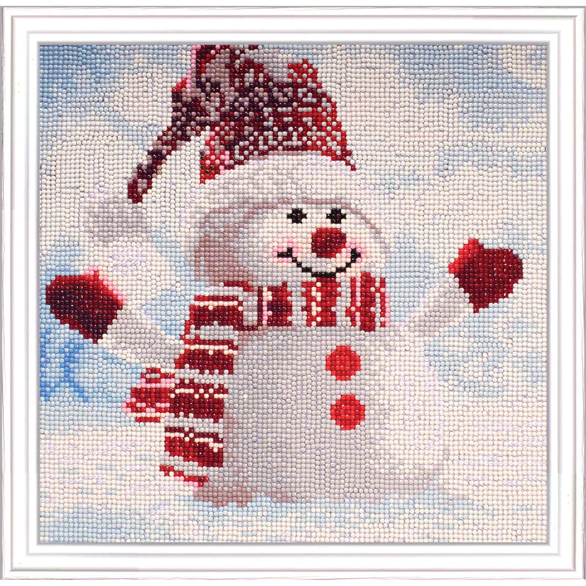 Diamond Art Kit 12x12" FD Holiday Snowman