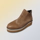 thumbnail image 1 of Zapatos de mujer Botines de tacón de cuña Cremallera lateral plana Punta redonda Color sólido Botas de plataforma desnuda Wmkox8yii sa2362, 1 of 5