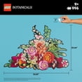 thumbnail image 6 of LEGO® Botanicals Pink Bouquet Puzzle, 996 Pieces, 33.53 x 23.46 inches, Die-Cut Jigsaw Puzzle with Poster, LEGO® Fan Gift for Kids and Adults, Ages 9+, 6 of 6