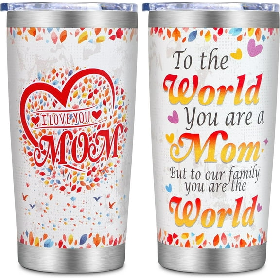 Mothers Day Gifts For Mom - 20 oz Mom Tumbler As Mothers Day, Birthday, Christmas Gifts for Mother, Mother-in-Law, Wife, New Mom, Grandma - Unique Presents for Mom From Daughter, Son, Husband