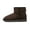 BROWN, variant on Women's Winter Warm Snow Boots Classic Slip On Ankle Snow Boots DSB214 BLACK Size 7