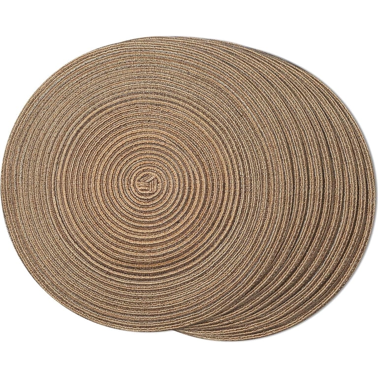 Gevlochten placemat waterhyacint set van 6 bestel HIER
