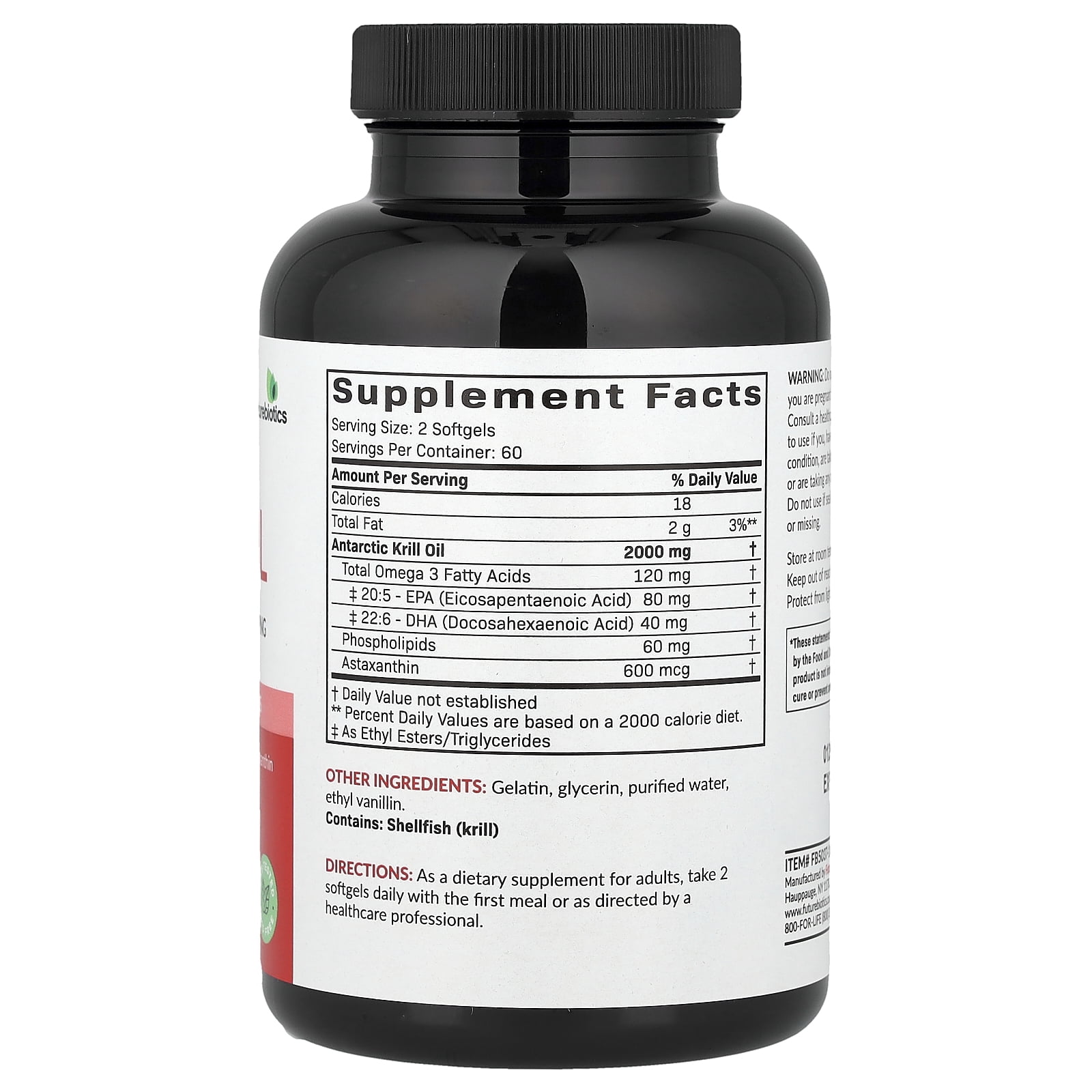 Futurebiotics Antarctic Krill Oil, 120 Softgels