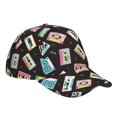 thumbnail image 3 of Haiem Colorful Retro Tape Baseball Cap Dad Hat Cotton Soft Adjustable Fashion Hats for Men Women Unisex Style Headwear, 3 of 9