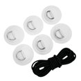 thumbnail image 1 of Accesorios para kayak - 6 parches D de repuesto/cuerda elástica para canoa inflable de PVC Blanco, 1 of 8