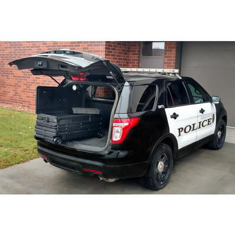 DU-HA 70670 DU-HA Squad Box Interior/Exterior Portable Storage Gun Case; Black; Manual Latch; Incl. Slide Bracket;