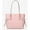 Baby Pink, variant on Women's Voyager Large Saffiano Leather Tote Bag (Black) 35S5SV6T7L-001