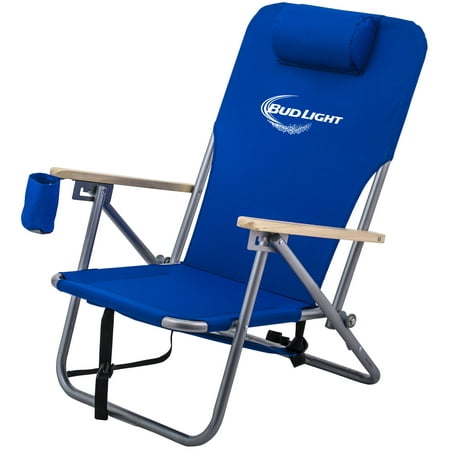 4 Position Bud Light Backpack Chair - Walmart.com