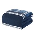 thumbnail image 2 of Chic Home Sevrin 20-Piece Color Block Comforter Set, Queen, Navy, 2 of 2