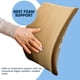 thumbnail image 4 of Cojín de apoyo lumbar para la parte inferior de la espalda con asiento ergonómico y delgado Back-Huggar para silla de oficina, auto, camioneta, silla de ruedas, silla de juegos y sillón reclinable par, 4 of 5