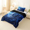 thumbnail image 2 of Erosebridal Magic Animal Dragon Twin Comforter Sets,Spooky Gothic Skull Bedding Set For Adult, Reversible 2pcs, 2 of 7
