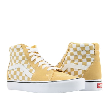 Vans Sk8 Hi White - Vans Sk8-Hi Lite Ochre Yellow/White Classic Hi Top Unisex Sneakers VN0A2Z5YR2J