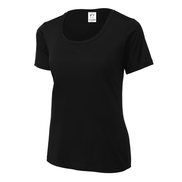 Gravity Threads tee-Shirt Protection UV pour Femmes Pro Scoop, Noir m