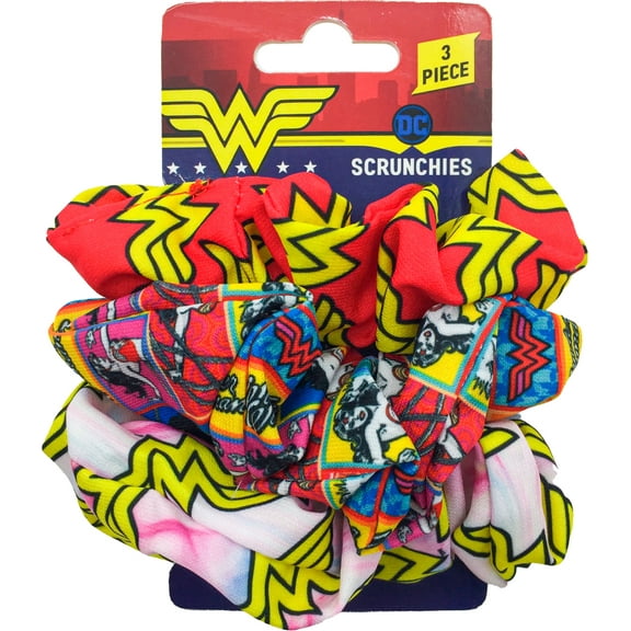 WONDER WOMAN SCRUNCHIES