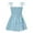 Blue#1, variant on Utoimkio Toddler Baby Girls Summer Outfits Overalls Floral Print Princess Dress Crisscross Halter Casual Party Dresses Summer Clothes for Girls 1-6 Years