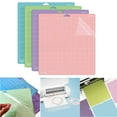 thumbnail image 5 of Portable Adhesive Thick Card Stock Cameo Silhouette Cutting Pad Cutting Mat Replacement Mat Lettering Machine Pads BLUE 12INCHX12INCH, 5 of 8