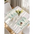 thumbnail image 5 of Green Eucalyptus Leaves Placemats Set of 6, Spring Daily Flowers Plants Beige Placemats for Dining Table, Place Mats for Kitchen Tabletop, Waterproof Wipeable Dining Table Mats Set, 5 of 9
