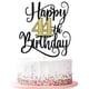 thumbnail image 1 of Decoración Para Tarta De Feliz Cumpleaños Número 44, Decoración Para Tarta De Fiesta De 44 Cumpleaños (Destellos Negros Y Dorados 44), 1 of 5
