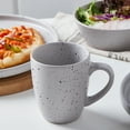 thumbnail image 6 of Stone Lain Jade Stoneware Dinnerware 16-Piece Set of 4, Light Gray, 6 of 6