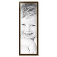 thumbnail image 2 of ArtToFrames 13x40 inch Black Panel With Gold Lip Picture Frame, Multi 13" x 40" Wood Poster Frame (WOM-5092) 1234, 2 of 7
