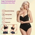thumbnail image 7 of Viluyesy Shapewear for Womens, Tummy Control Chest Support Snatched Waist Tight Fit High Compression Bodysuit Black S, 7 of 7