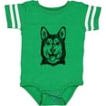 thumbnail image 3 of Inktastic Siberian Husky Sketch Portrait Boys or Girls Baby Bodysuit, 3 of 5