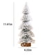 thumbnail image 3 of Mini Christmas Tree Snow Frost Ornaments, Wooden Bases Miniature Scenes, Christmas Crafting Designing, Festive Home Decor, Tabletop Decor, Xmas Ornament Set, Small Wooden Stand, For Bedroom, 3 of 9