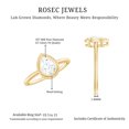 thumbnail image 5 of Rosec Jewels Certified Lab Grown Diamond Solitaire Ring 5x7 mm Pear Shaped - EF-VS Quality, 10K Yellow Gold, US 5.50, 5 of 8