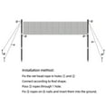 thumbnail image 4 of Beach Volleyball Net Football Net Badminton Net with Stand Package Bag for Backyard Outdoor Portable, 4 of 6