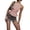Lotus Root Color, variant on Open Back Halter Tops for Women Backless Ruched Ruffle Crop Tops Smocked Y2K Going Out Camisoles Gray Leopard Print M