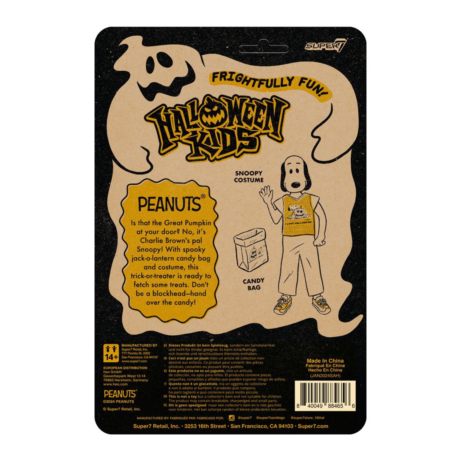 Halloween Kids Snoopy Girl (Peanuts) ReAction Figure