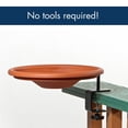thumbnail image 3 of Wood Link Deck Mount Bird Bath, 3 of 5