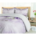 thumbnail image 5 of Ambesonne Floral Duvet Cover Set, Spring Flower Bloom, King, Lilac Purple Green, 5 of 6