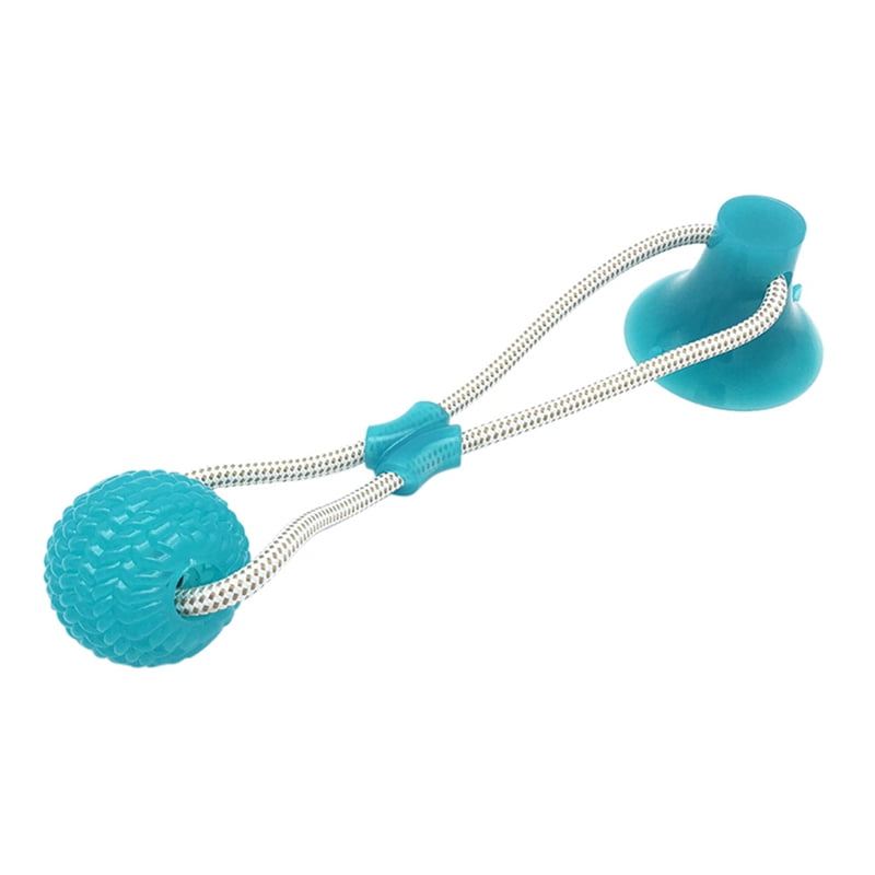 Large Dogs/Cats Pet Molar Bite Toy with Double Suction Cup Suction Cup Dog Toy Fits for Small Dog Chew Rope Ball Pull Toy for Aggressive Chewers 