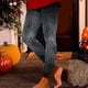 thumbnail image 1 of MKLEKYY Leggings de yoga para mujer, informales, a la moda, ajustados, con cintura alta, para ejercicio, con estampado, 1 of 4