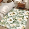thumbnail image 5 of Rectangle Area Rug 4x6ft,Spring Watercolor Flower Sage Green Washable Carpet Non-Slip Runner Accent Rugs Indoor Floor Mat for Bedroom Living Room Decor,Watercolor Oil Painting Style, 5 of 9
