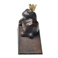 thumbnail image 2 of Parada de puerta de animal, decoración anticolisión, tapón de puerta con cojín inferior de fieltro, rana Feliz Sencillez, 2 of 5