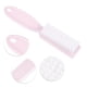 thumbnail image 3 of Limpiador de uñas de 4 piezas, cepillo de uñas, herramientas de limpieza de uñas, cepillo de manicura con mango de plástico, cepillos de pedicura, rosa claro, 3 of 8