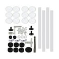 thumbnail image 4 of lionlar Cymbale Remplacement Accessoires Cymbale Manches Rondelles Percussions 51 Pièces, 4 of 9